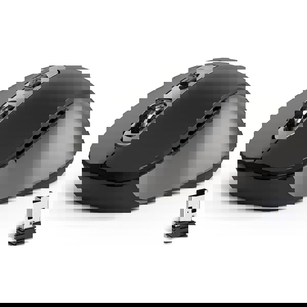 VENTION KTBB0 3-Button Wireless Computer Mouse with USB Receiver Black