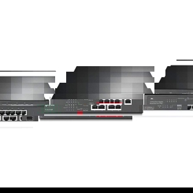 ქსელის გამანაწილებელი TL-SL1218P, TP-Link, 16-Port 10/100 Mbps + 2-Port Gigabit Rackmount Switch with 16-Port PoE+