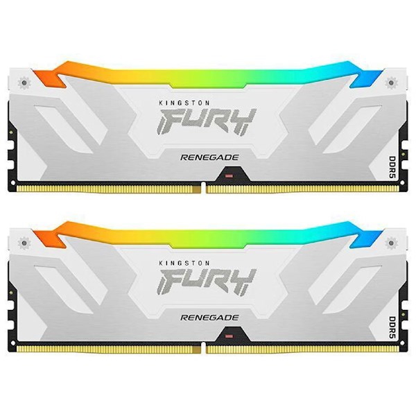 PC Components/ Memory/ DDR5 DIMM/ Kingston FURY Renegade KF580C38RWAK2-32 32GB (2x16GB)  DDR5-8000 silver/white