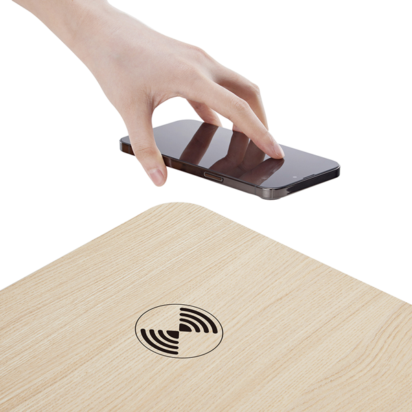 მაგიდა: Logilink EO0055W Electrically adjustable sit-stand desk with wireless charging White