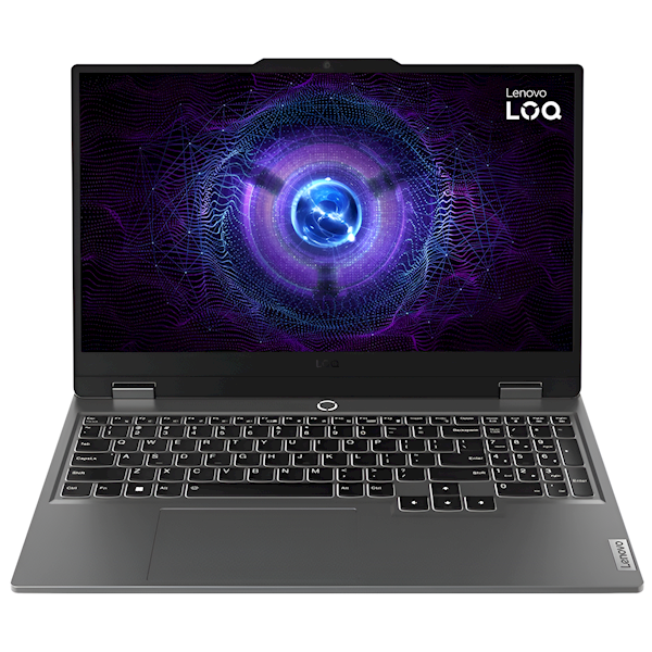 Notebook/ Lenovo/ Legion/ LOQ 15.6" FHD 144Hz  i5-12450HX  24GB 1TB  SSD RTX 4060 8GB Luna Grey (83GS00F9RK)