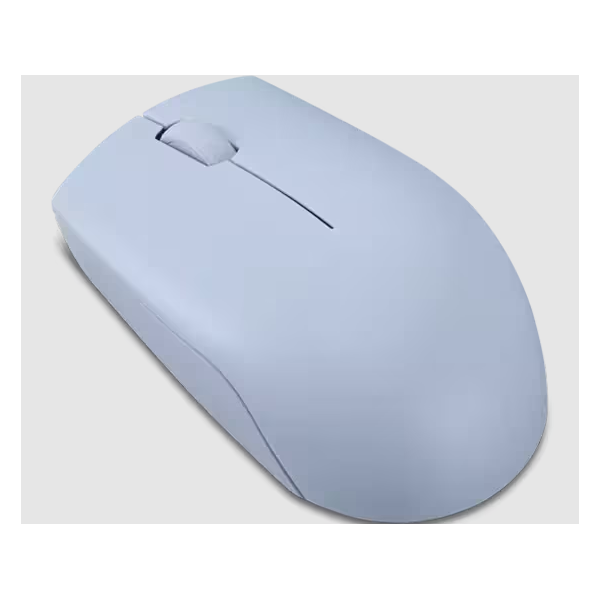 Lenovo 300 Wireless Compact Mouse (Frost Blue) with battery