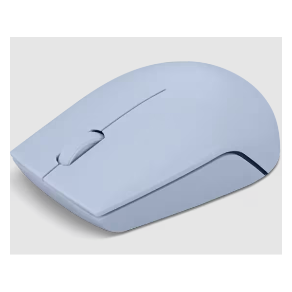 Lenovo 300 Wireless Compact Mouse (Frost Blue) with battery