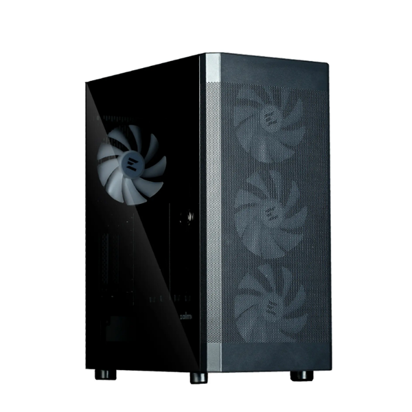 Zalman PC case I4 TG without PSU, 2xUSB3.0, 1xUSB2.0, 4x140mm RGB, VGA 320mm, LCS ready, TG Side Panel, ATX, black