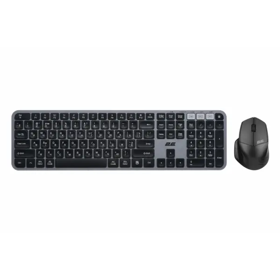 2E Combo keyboard and mouse MK440 WL/BT, EN/UK/RU, grey-black