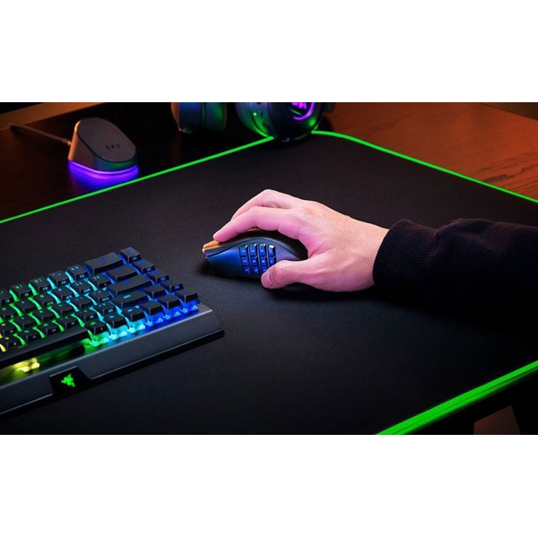 Razer Mouse Naga V2 Pro, USB-A/WL/BT, black
