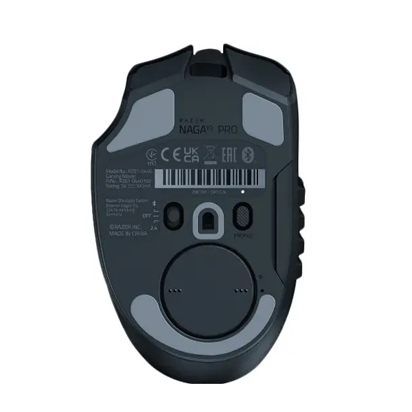 Razer Mouse Naga V2 Pro, USB-A/WL/BT, black