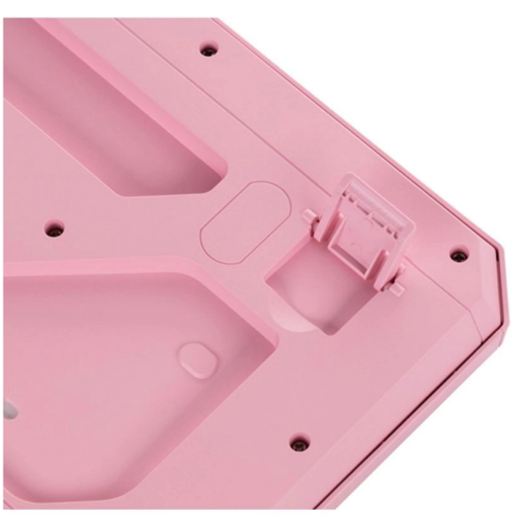 2E GAMING Membrane keyboard KG315 110key, USB-A, EN/UA, RGB, pink