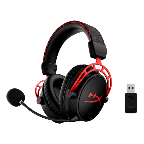 Headphone/ HP/ HyperX Cloud Alpha HX-CLA-WL-RED-GAM-HS Wireless Gaming Headset (Black-Red)