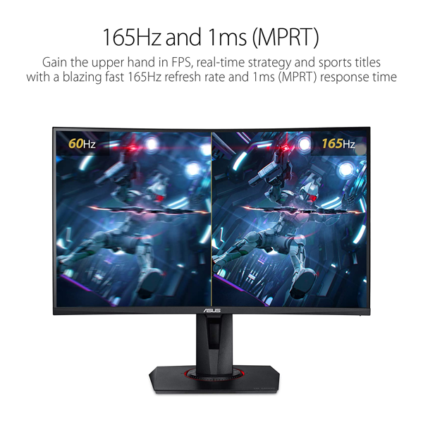 ASUS TUF Gaming VG27V カーブドモニター 本体 TUF Gaming VG27VQ