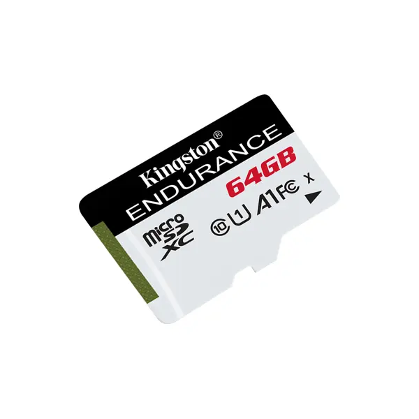 Flash Card/ Kingston 64GB microSDHC Endurance 95R/30W C10 A1 UHS-I Card Only (SDCE/64GB)