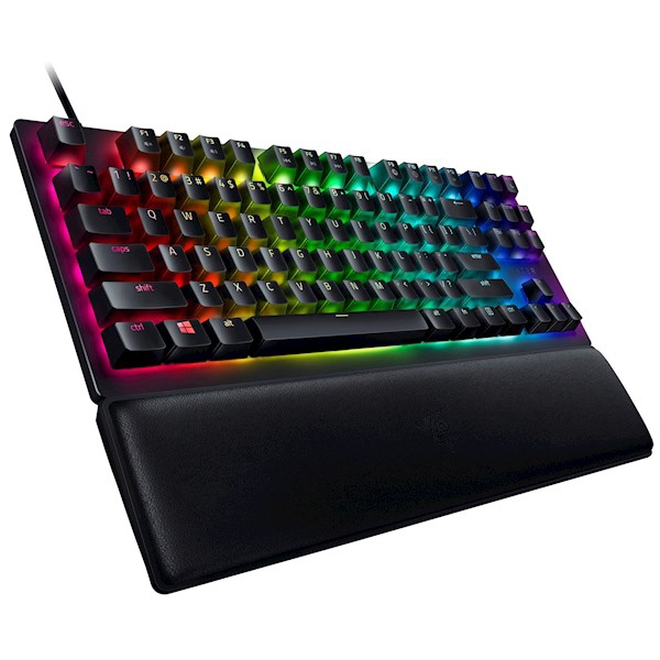 Razer Gaming Keyboard Huntsman V2 Tenkeyless Purple Switch USB RU Black
