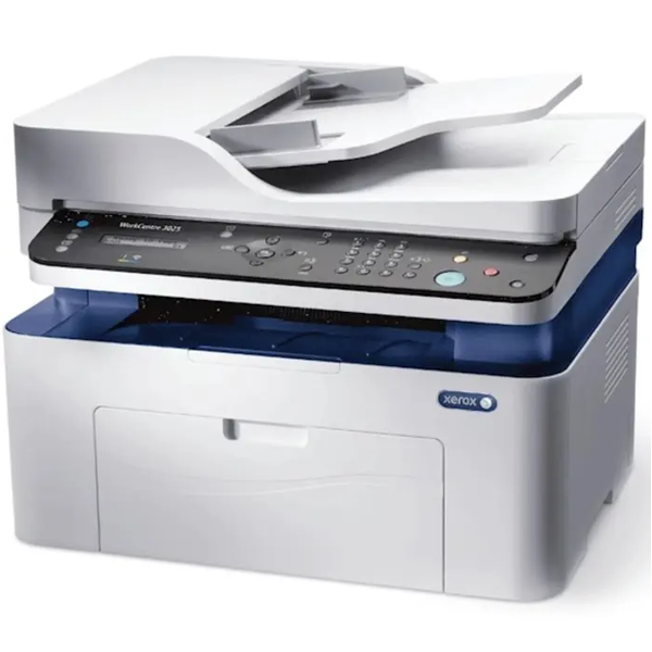 Printer/ Laser/ Xerox MFP WorkCentre 3025NI, A4 20ppm, 1200x1200dpi, ADF, 128MB, Wi-Fi, Ethernet, USB 2.0, 15 000P/M