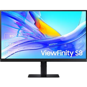 Monitor/ Samsung/ ViewFinity S8 LS27D804UAIXCI 27" 4K 3840 x 2160 IPS 5ms 60Hz Type-C Black