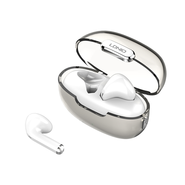 LDNIO უკაბელო ბლუთუზ ყურთსასმენი T03 White Wireless Stereo BT Earbud in-ear Earphone თეთრი