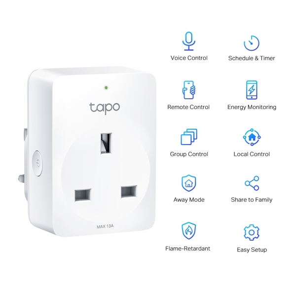 TP-Link Tapo P110 Wi-Fi ჭკვიანი როზეტი