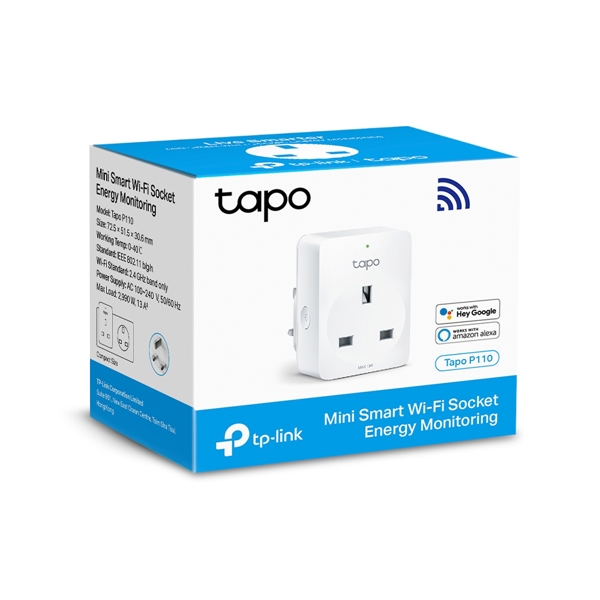 TP-Link Tapo P110 Wi-Fi ჭკვიანი როზეტი