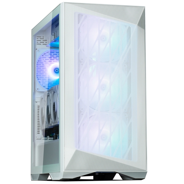 Zalman PC case Z9 Iceberg MS without PSU, 2xUSB3.0, 2xUSB2.0, 1xUSB 3.1 Gen2 Type-C, 4x140mm ARGB, VGA 390mm, LCS ready, TG Side Panel, EATX, white
