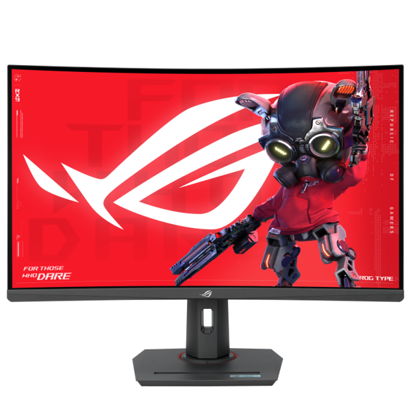 Asus Monitor 31.5" ROG Strix XG32WCS HDMI, DP, USB-C, Audio, VA, 2560x1440, 180Hz, 1ms, sRGB 125%, CURVED, FreeSync, HAS, HDR400