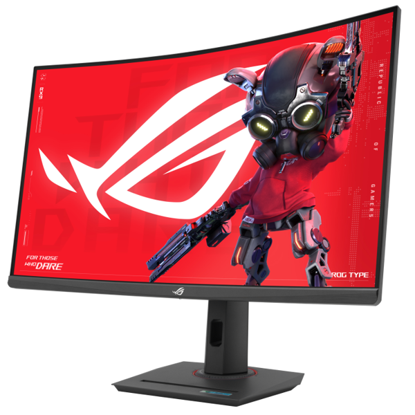 Asus Monitor 31.5" ROG Strix XG32WCS HDMI, DP, USB-C, Audio, VA, 2560x1440, 180Hz, 1ms, sRGB 125%, CURVED, FreeSync, HAS, HDR400