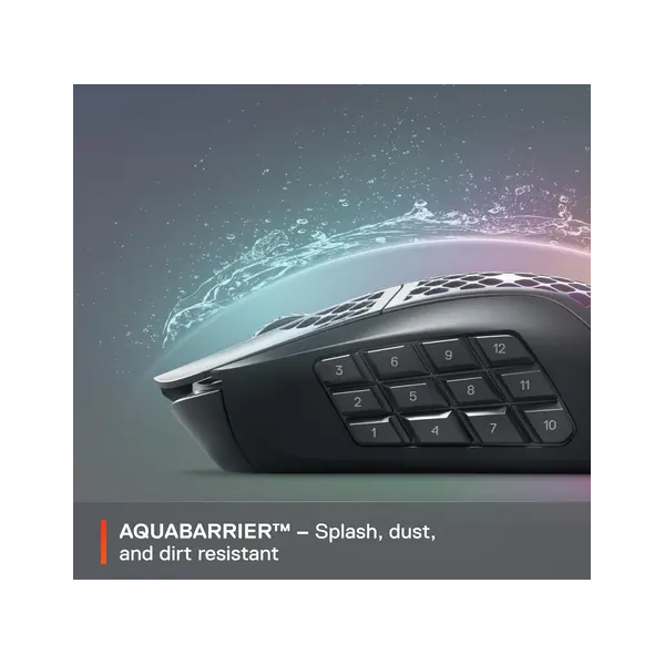 SteelSeries Mouse Aerox 9, RGB, USB-A/WL/BT, black