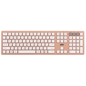2E Keyboard membrane KS270 109key, WL/BT, EN/UK, pink-white