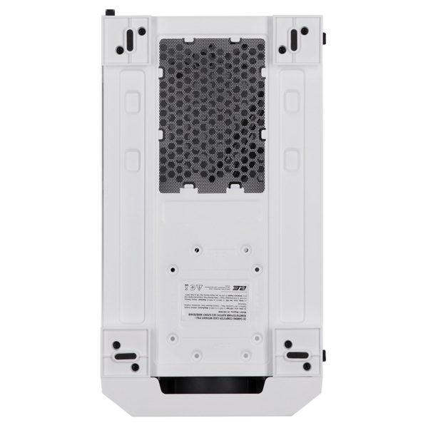 2E Gaming Computer case Calleo GB700W, without PSU, 2xUSB 3.0, 1xUSB 2.0, 4x120mm ARGB, controller with remote, TG Side Window, mATX, White