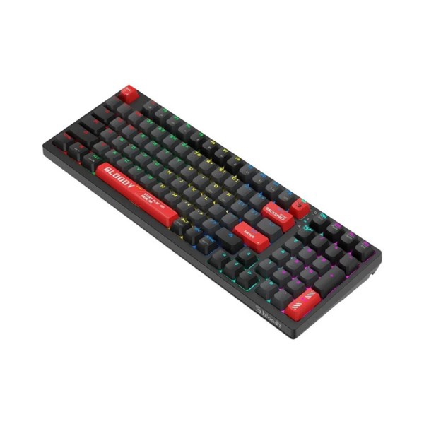 კლავიატურა: A4Tech Bloody WS98 Dual-Core Wireless Mechanical Keyboard Sports Red