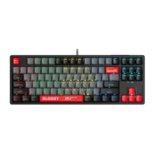კლავიატურა: A4Tech Bloody S87 RGB Mechanical Red Plus Switch Keyboard Energy RedEnergy Red