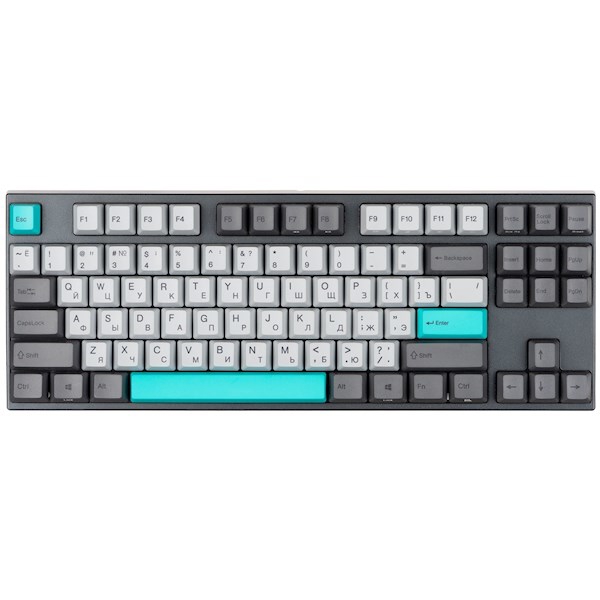 Varmilo keyboard VEA87 Moonlight Cherry Mx Red Multicolor