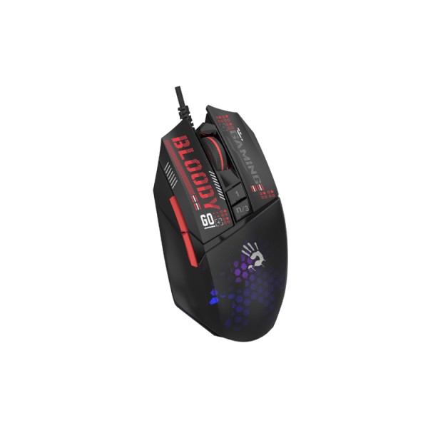 მაუსი: A4tech W60 Max Mini Lightweight RGB Gaming Mouse Black