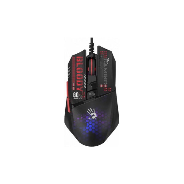 მაუსი: A4tech W60 Max Mini Lightweight RGB Gaming Mouse Black