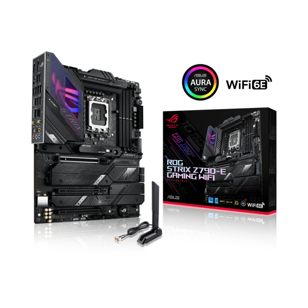 ASUS Motherboard ROG STRIX Z790-E GAMING WIFI s1700 Z790 4xDDR5 M.2 HDMI DP Wi-Fi BT ATX
