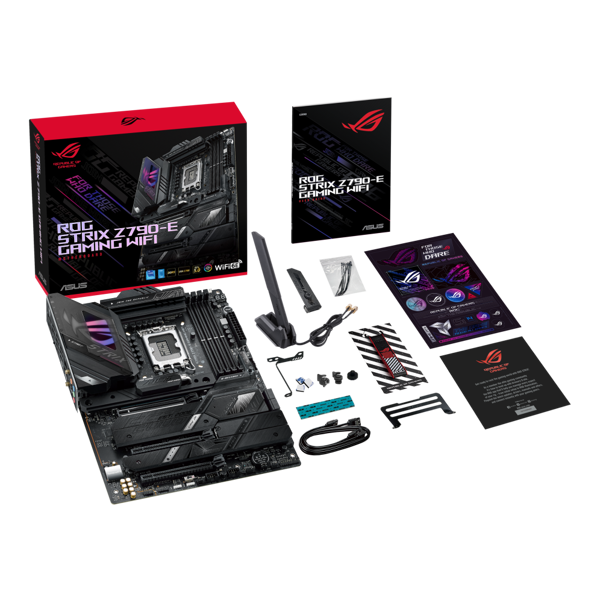ASUS Motherboard ROG STRIX Z790-E GAMING WIFI s1700 Z790 4xDDR5 M.2 HDMI DP Wi-Fi BT ATX