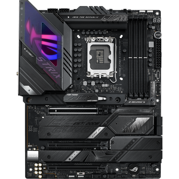 ASUS Motherboard ROG STRIX Z790-E GAMING WIFI s1700 Z790 4xDDR5 M.2 HDMI DP Wi-Fi BT ATX