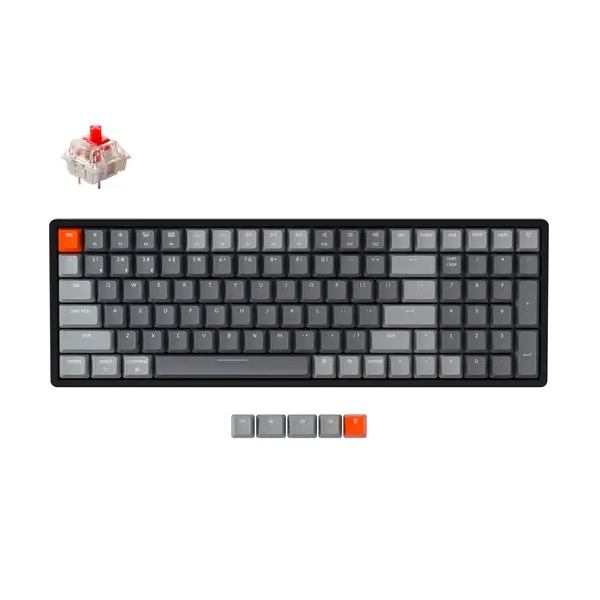 Keychron K4 100 Key Aluminum Frame  Gateron   RGB Red