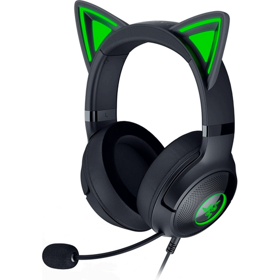 Headphone/ Other/ Razer Kraken Kitty V2 - USB Headset with RGB Kitty Ears - Black - FRML Packaging