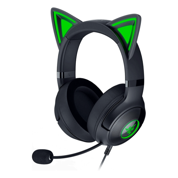 Headphone/ Other/ Razer Kraken Kitty V2 - USB Headset with RGB Kitty Ears - Black - FRML Packaging