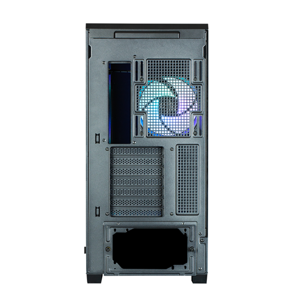 Zalman PC case P50 DS without PSU, 2xUSB3.0, 1xUSBType-C, 4x120mm ARGB, VGA 435mm, LCS ready, TG Side Panel, ATX, black