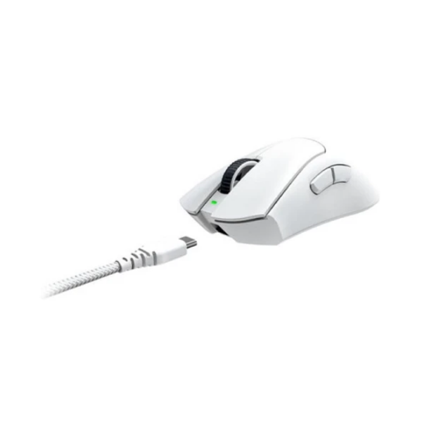 Razer Mouse Deathadder V3 Pro, USB-A/WL/BT, white