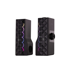 2E Multimedia speaker  PCS232 RGB, Soundbar, 2.0, USB, Black