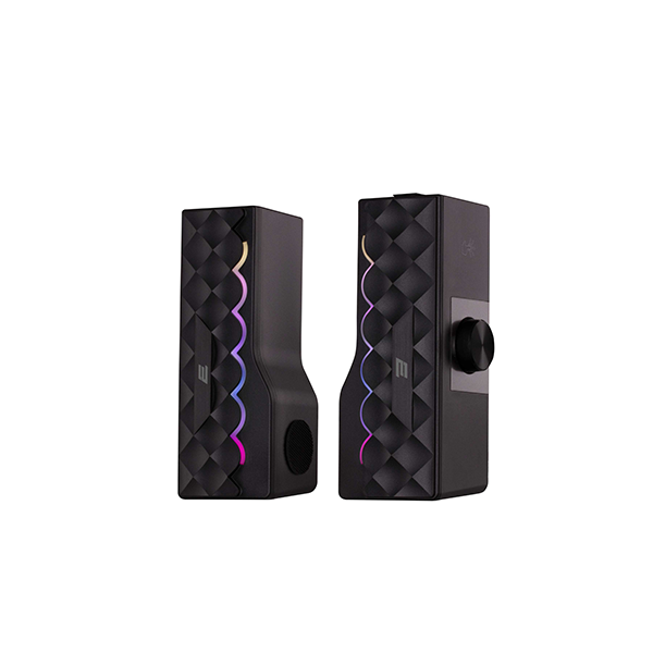 2E Multimedia speaker  PCS232 RGB, Soundbar, 2.0, USB, Black