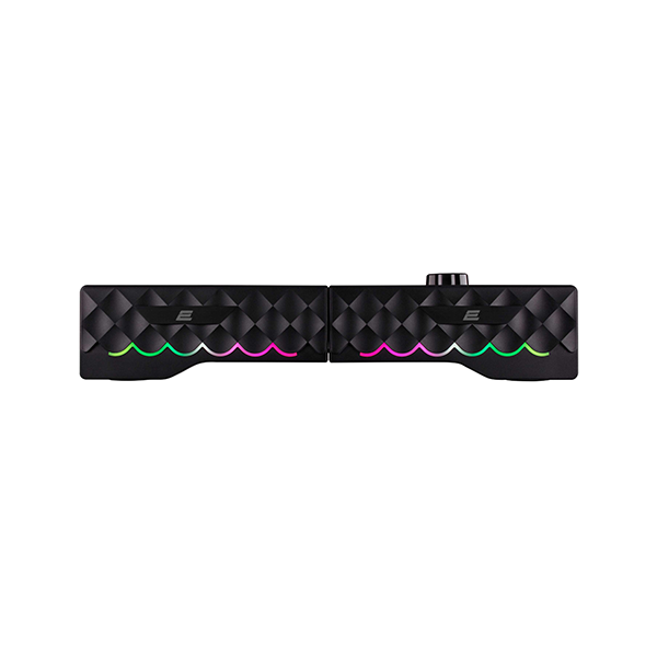 2E Multimedia speaker  PCS232 RGB, Soundbar, 2.0, USB, Black