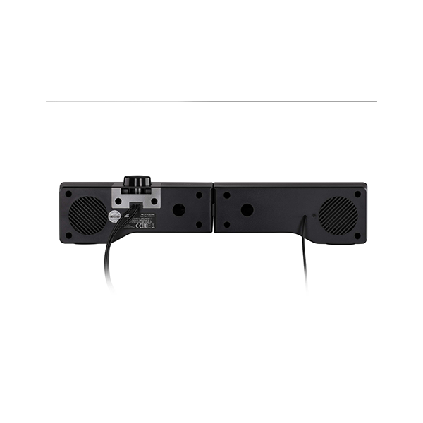 2E Multimedia speaker  PCS232 RGB, Soundbar, 2.0, USB, Black