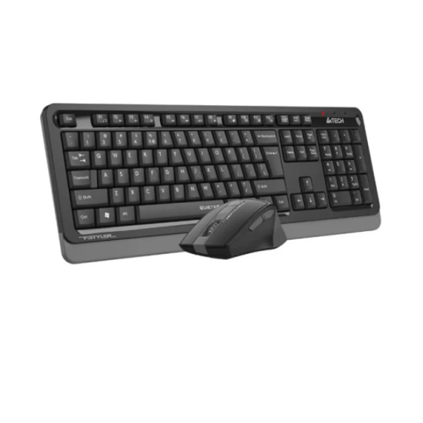 კლავიატურა-მაუსი: A4Tech Fstyler FGS1035Q 2.4G QuietKey Desktop Set EN/RU layout Grey