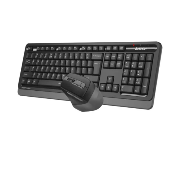 კლავიატურა-მაუსი: A4Tech Fstyler FGS1035Q 2.4G QuietKey Desktop Set EN/RU layout Grey