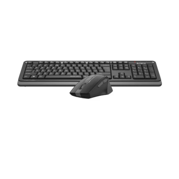 კლავიატურა-მაუსი: A4Tech Fstyler FGS1035Q 2.4G QuietKey Desktop Set EN/RU layout Grey