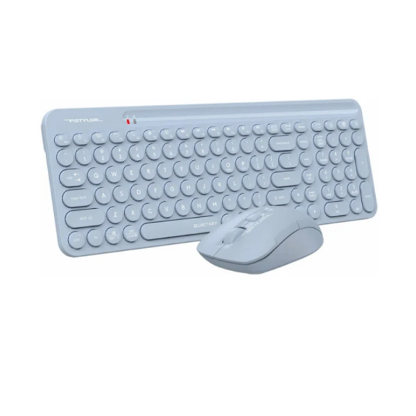 კლავიატურა-მაუსი: A4Tech Fstyler FG3300 Air2 QuietKey 2-Zone Combo Desktop Grey