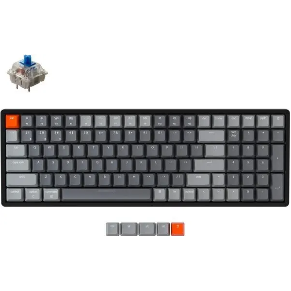 Keychron K4 100 Key Aluminum Frame Hot-Swap Gateron   RGB Blue