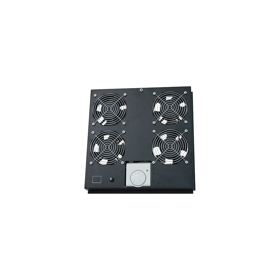 CSA-9-2002   LOW NOISE ROOF FAN TRAY for Floor Standing Cabinet with 4 fans-Inorax-ST frame, RAL9005